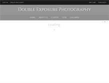 Tablet Screenshot of doubleexposurephotography.com